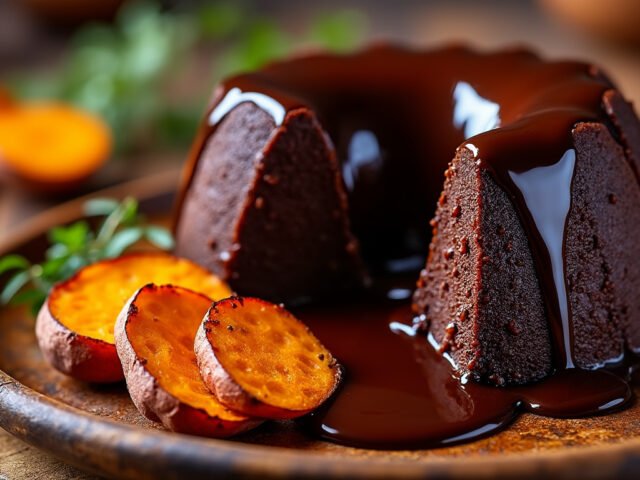 Fondant au chocolat et patate douce