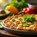 Frittata aux pommes de terre et poivrons