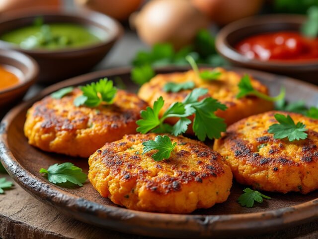 Galettes de patate douce et cumin