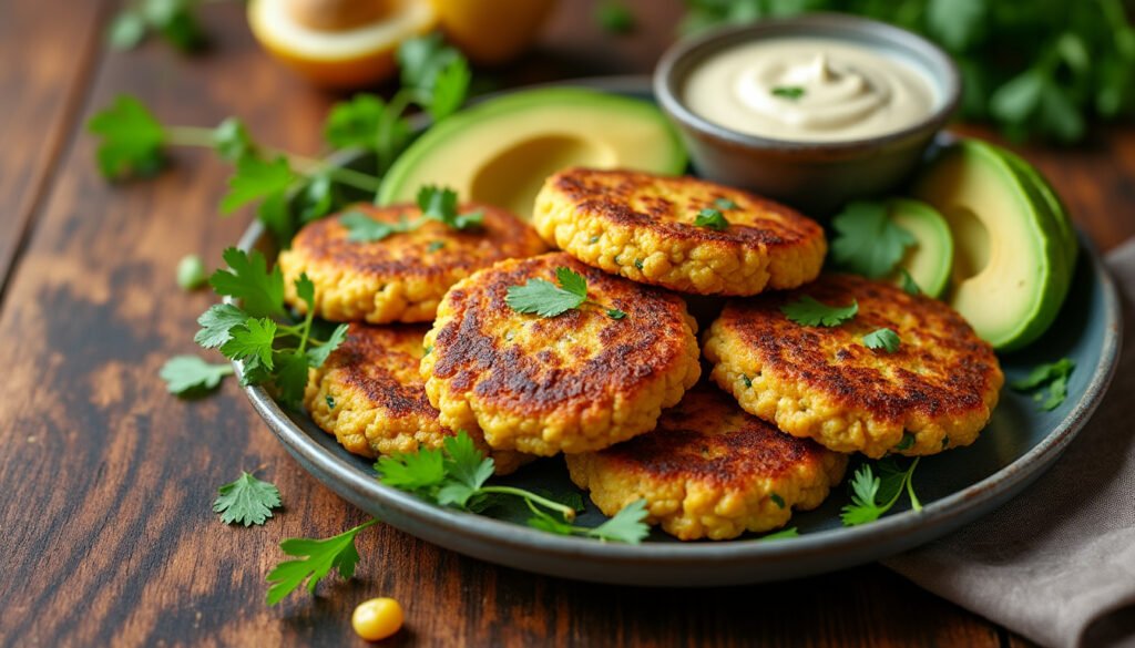 découvrez notre délicieuse recette de galettes de pois chiches et maïs, une option saine et savoureuse pour vos repas. parfaites en apéritif ou en plat principal, ces galettes croustillantes allient bienfaits nutritionnels et saveurs irrésistibles.