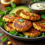 Galettes de pois chiches et maïs