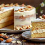 Gâteau au lait d’amande et vanille