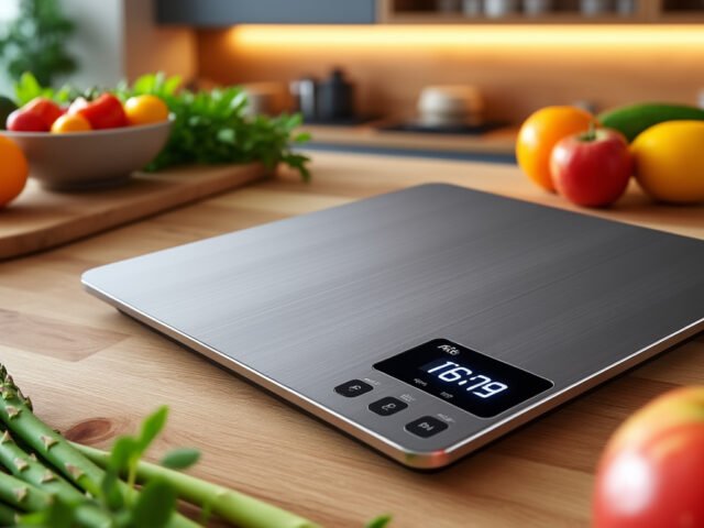 La balance de cuisine Aigostar : performance et design en acier inoxydable pour vos recettes