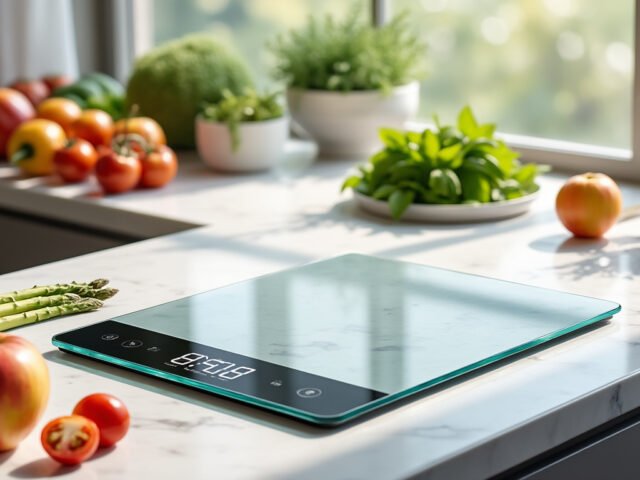 La balance de cuisine Teraillon : précision exceptionnelle et design en verre