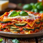 Lasagnes aux légumes du soleil et sauce tomate