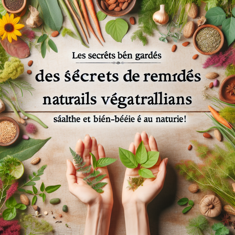 remèdes naturels végétaliens