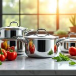 Les avantages des poêles et casseroles Lagostina en inox avec couvercles hermétiques pour une cuisson douce