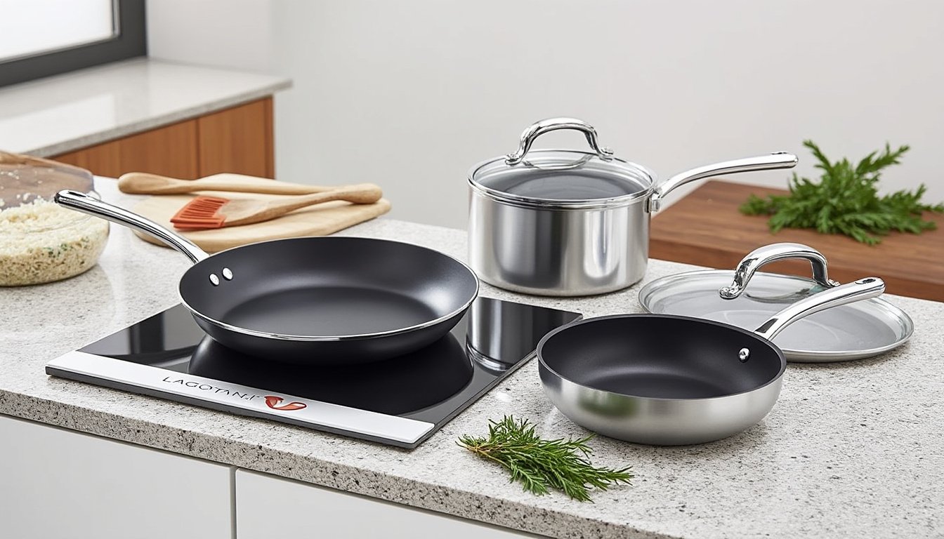 découvrez les avantages des poêles et casseroles lagostina en inox, conçues avec des couvercles hermétiques pour une cuisson douce et savoureuse. profitez d'une chaleur uniforme et d'un contrôle optimal de la température pour des plats délicieux et sains.