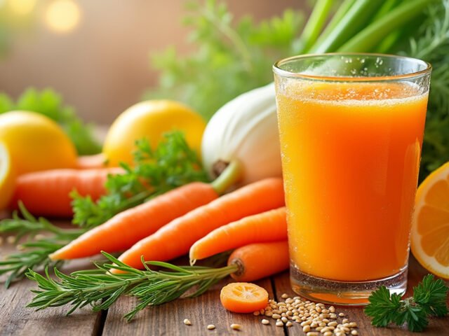 Les bienfaits du jus carotte-fenouil et citron pour votre santé