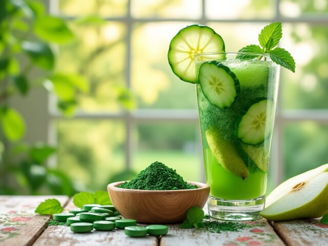 Les bienfaits du jus poire-concombre et de la spiruline pour votre santé