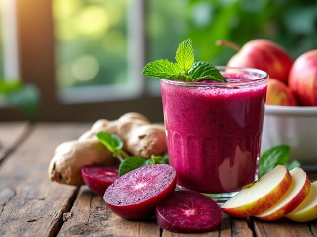 Les bienfaits du smoothie betterave-pomme et gingembre pour votre santé