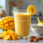Les bienfaits du smoothie mangue-banane au lait de soja