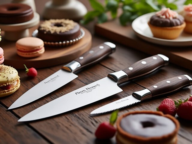 Les couteaux de cuisine Pierre Hermé pour une pâtisserie et une cuisine raffinée