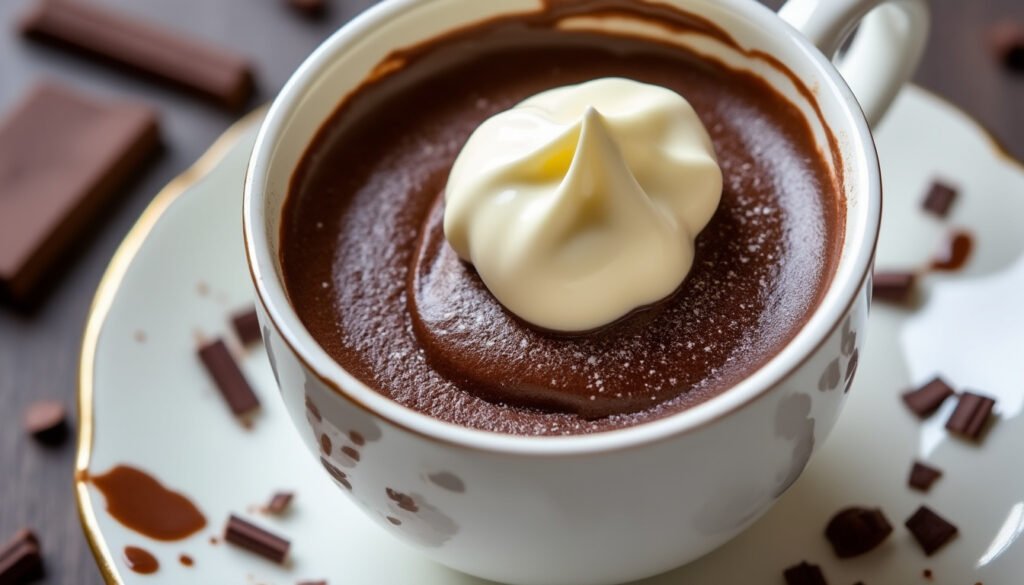 Mousse au chocolat au mascarpone