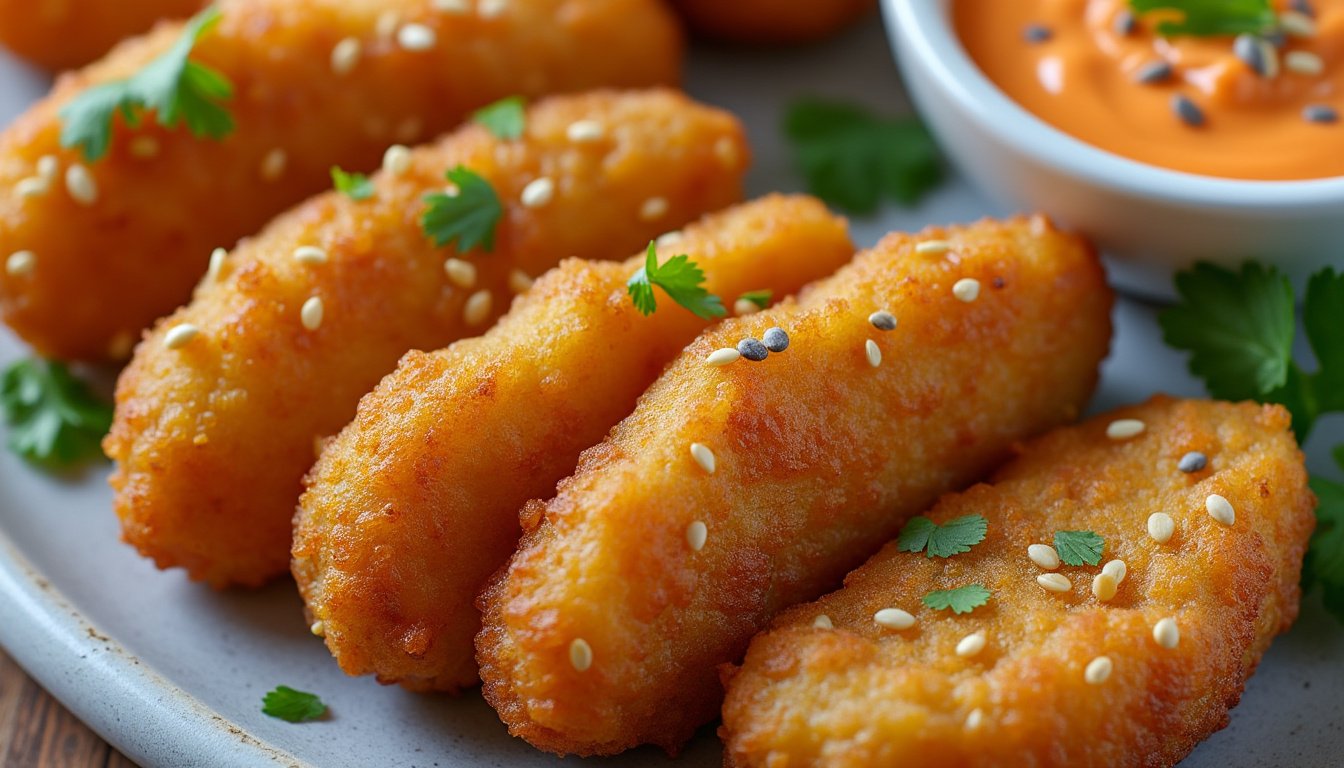découvrez une recette savoureuse de nuggets végétariens aux pois chiches, parfaits pour une alternative saine et délicieuse à la viande. faciles à préparer, ces bouchées croustillantes raviront vos papilles tout en étant riches en protéines.