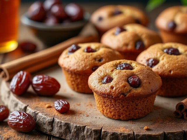 Petits gâteaux aux dattes et cannelle