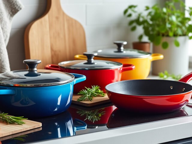 Poêles et casseroles Chasseur : une répartition uniforme de la chaleur grâce à la fonte émaillée