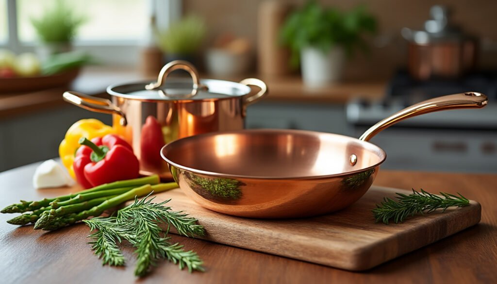 découvrez l'excellence culinaire avec les poêles et casseroles falk en cuivre massif. alliant design élégant et performance haut de gamme, ces ustensiles vous assurent une cuisson précise, pour des plats savoureux à chaque utilisation.