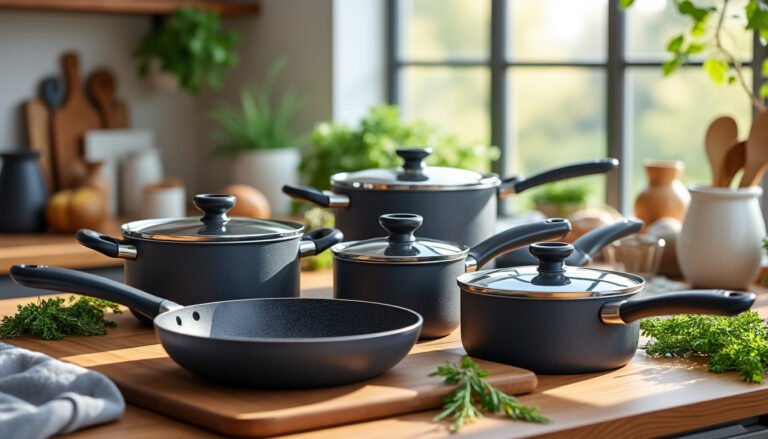 découvrez les poêles et casseroles giether, alliant robustesse exceptionnelle et revêtement en pierre anti-rayures. profitez de la cuisson saine et durable, parfaites pour tous vos plats.