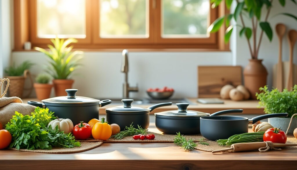 découvrez les poêles et casseroles greenpan, conçues pour allier performance culinaire et respect de l'environnement. offrez à votre cuisine des ustensiles écologiques, sans produits chimiques nocifs, tout en préservant la qualité de vos plats. adoptez une cuisine saine et durable avec greenpan.