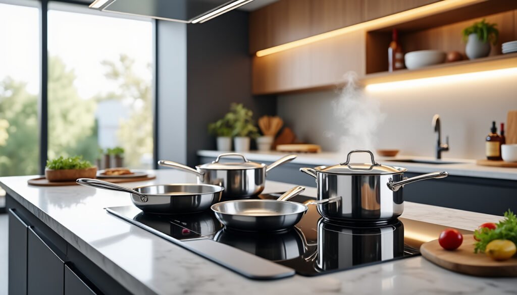 découvrez les poêles et casseroles häfele en inox et aluminium, conçues pour une répartition homogène de la chaleur. idéales pour une cuisson parfaite, ces ustensiles allient qualité et performance pour tous vos plats favoris.