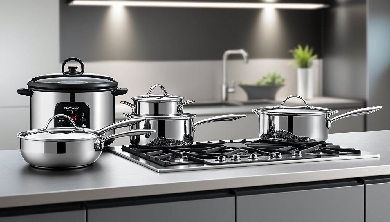 découvrez les poêles et casseroles kenwood, conçues pour offrir une cuisson rapide et uniforme. profitez de matériaux de qualité et d'un design innovant pour sublimer vos plats au quotidien.