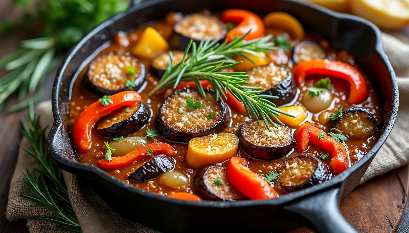 découvrez la recette authentique de la ratatouille traditionnelle aux herbes de provence. un mélange savoureux de légumes de saison, parfumé aux épices méditerranéennes, qui saura ravir vos papilles et égayer vos repas.