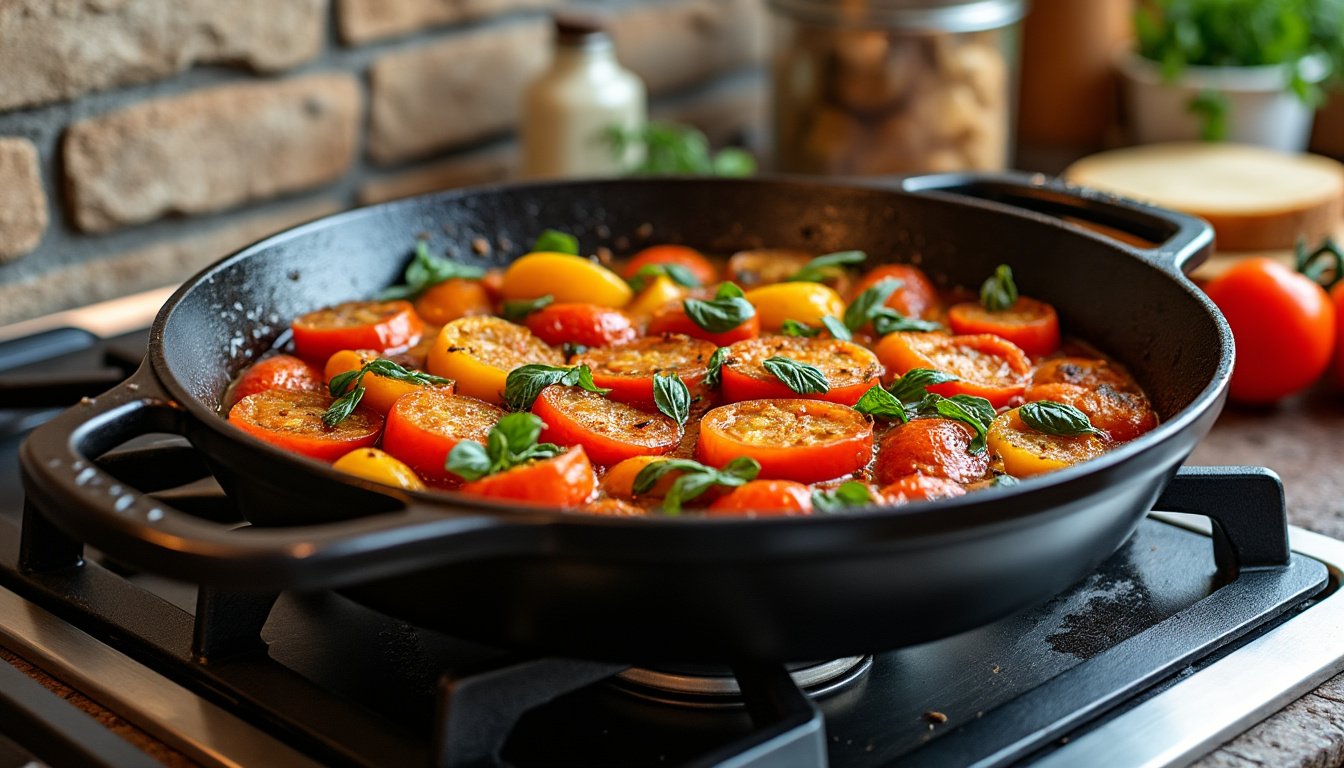 découvrez la recette authentique de la ratatouille traditionnelle, sublimée par les arômes envoûtants des herbes de provence. un plat savoureux et coloré qui ravira vos papilles et vous plongera au cœur de la cuisine méditerranéenne.