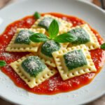 Raviolis aux épinards et ricotta
