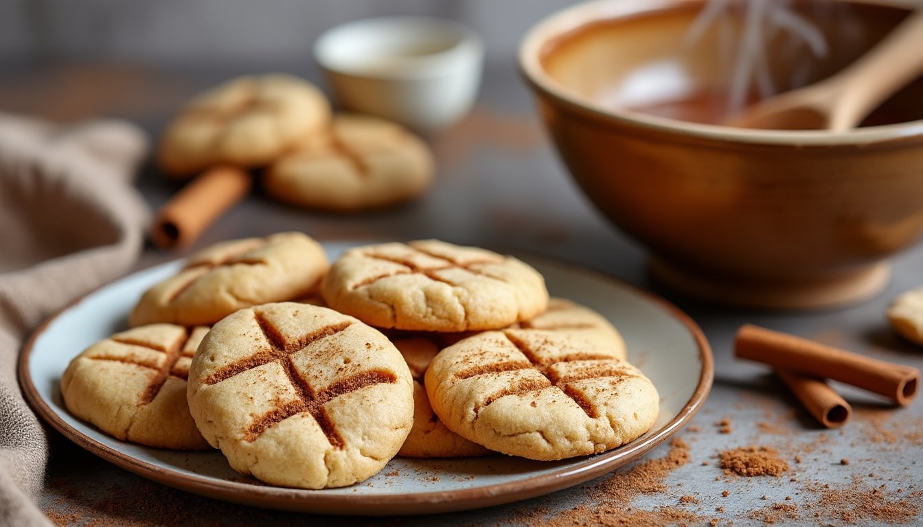 découvrez la délicieuse recette de sablés à la cannelle et muscade, des biscuits parfumés et réconfortants qui raviront vos papilles. idéaux pour les fêtes ou pour accompagner une tasse de thé, ces sablés sont faciles à réaliser et apportent une touche de douceur à vos desserts.