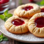 Sablés à la confiture de framboise