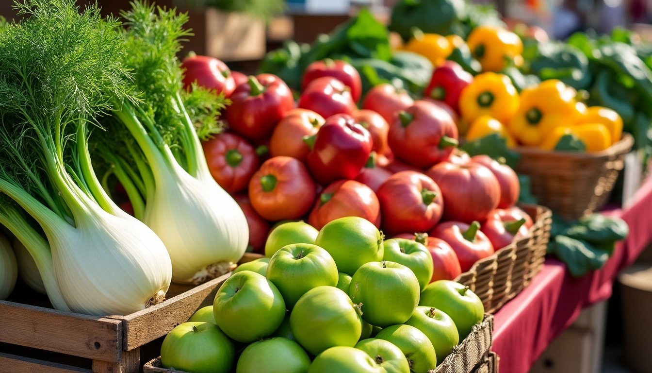 découvrez une délicieuse salade rafraîchissante de fenouil croquant, de pommes vertes juteuses et de graines de grenade sucrées. parfaite pour un repas léger ou un accompagnement !