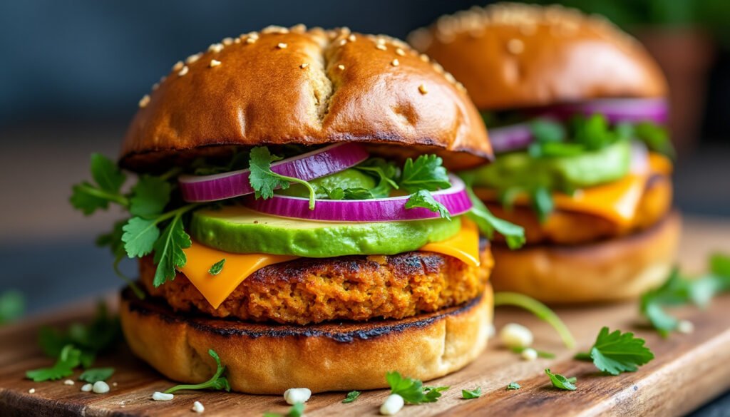 découvrez notre délicieux sandwich aux galettes de patate douce et avocat, une combinaison savoureuse et saine qui ravira vos papilles. parfait pour un déjeuner léger ou un encas nourrissant, ce sandwich est riche en goût et en bienfaits nutritionnels.