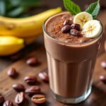 Smoothie cacao-banane et dattes : un mélange nutritif et délicieux