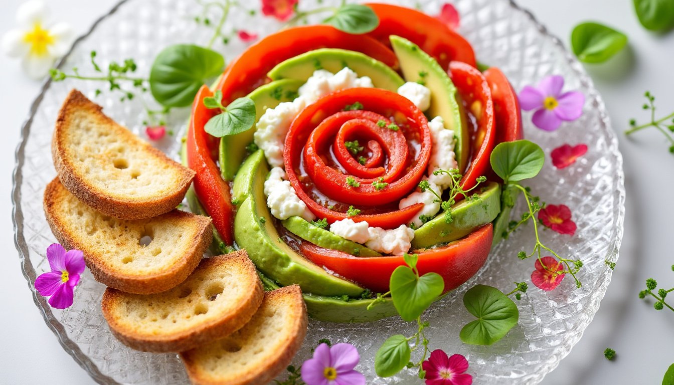découvrez une recette fraîche et savoureuse de tartare de tomates, avocat et mozzarella. ce plat coloré allie des saveurs délicates et des textures croquantes, parfait pour une entrée légère ou un apéritif convivial. régalez vos invités avec cette alliance gourmande qui ravira les papilles !