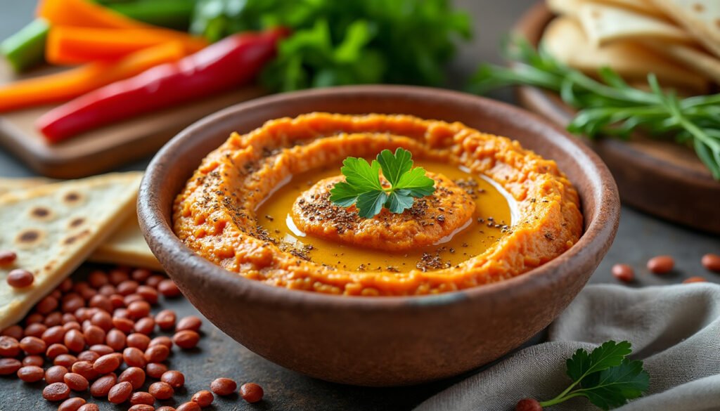 découvrez notre délicieuse tartinade de lentilles corail au cumin, un mélange savoureux et original qui éveillera vos papilles. parfaite pour vos apéritifs ou comme accompagnement, cette recette saine et facile à préparer ravira vos convives.