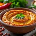 Tartinade de lentilles corail au cumin