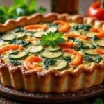 Tourte aux légumes et béchamel végétarienne