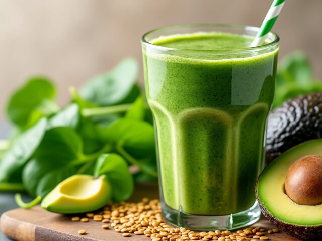 Tout savoir sur le smoothie avocat-épinard et graines de lin