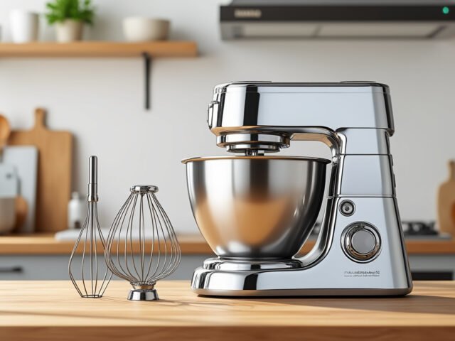 Batteur électrique Yamato : performance et accessoires en acier inoxydable