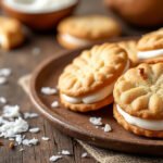 Biscuits fourrés à la crème de coco