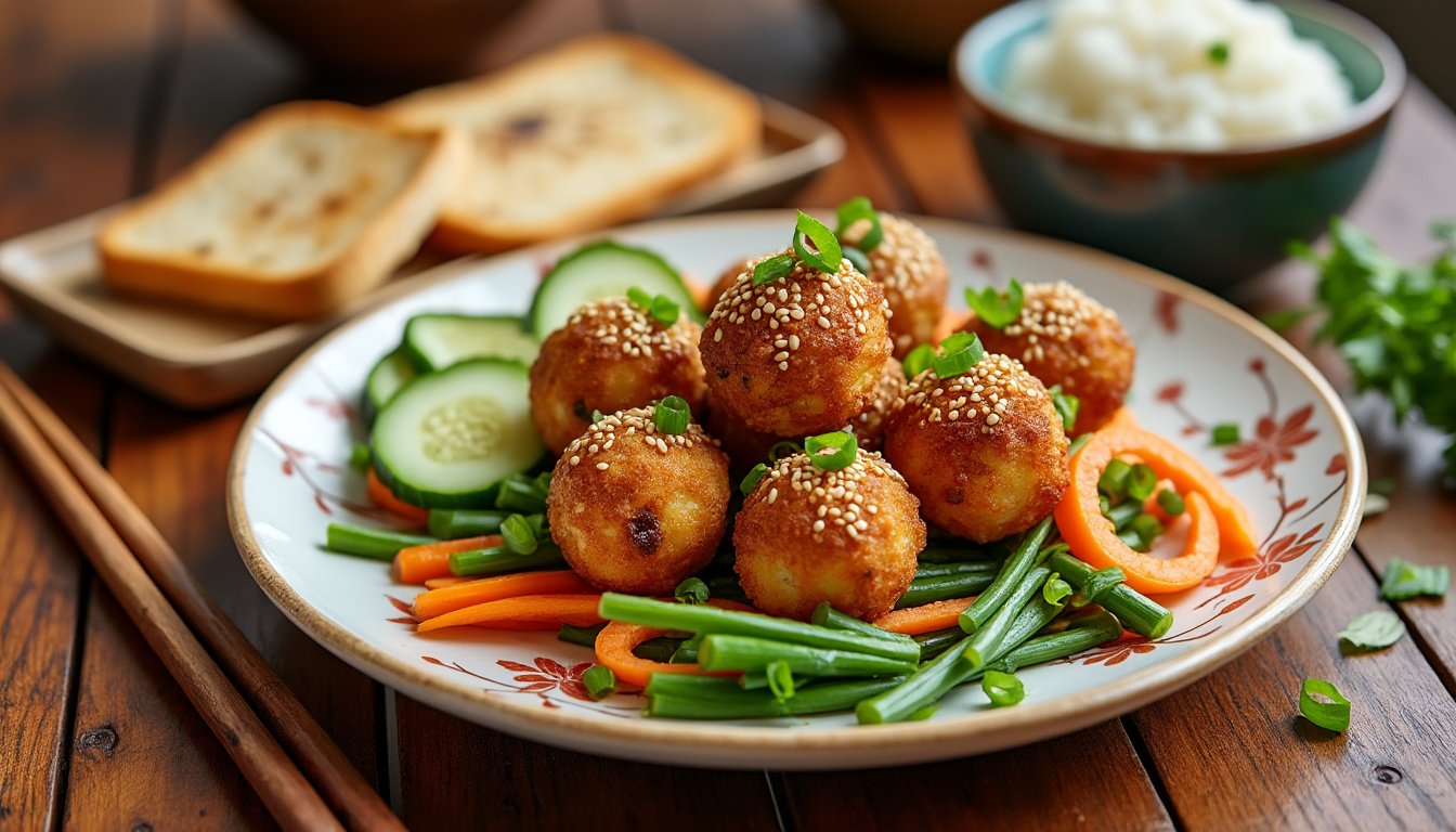 découvrez notre délicieuse recette de boulettes de tofu enrobées d'une sauce teriyaki savoureuse. parfaites pour un repas végétarien plein de goût, ces boulettes croustillantes et tendres vous séduiront à coup sûr. idéales en entrée ou en plat principal, elles raviront les papilles de tous vos convives !