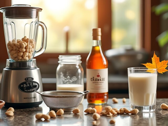 Comment préparer du lait de cajou maison au sirop d’érable