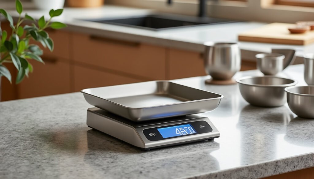 découvrez la balance de cuisine oxo, alliant précision professionnelle et praticité grâce à son plateau amovible. idéale pour des recettes réussies, cette balance vous aide à mesurer avec exactitude tout type d'ingrédients, facilitant ainsi vos préparations culinaires.