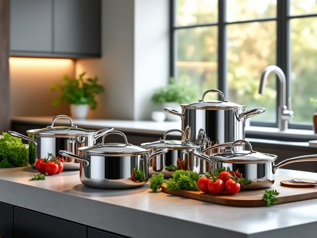 Découvrez les avantages des poêles et casseroles Artame en acier inoxydable avec couvercle hermétique