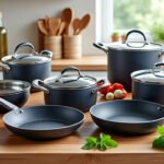Découvrez les avantages des poêles et casseroles Huisman avec revêtement antiadhésif et poignée ergonomique