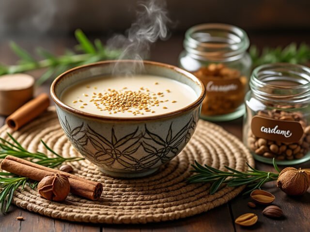 Découvrez les bienfaits du lait de sésame aux épices douces
