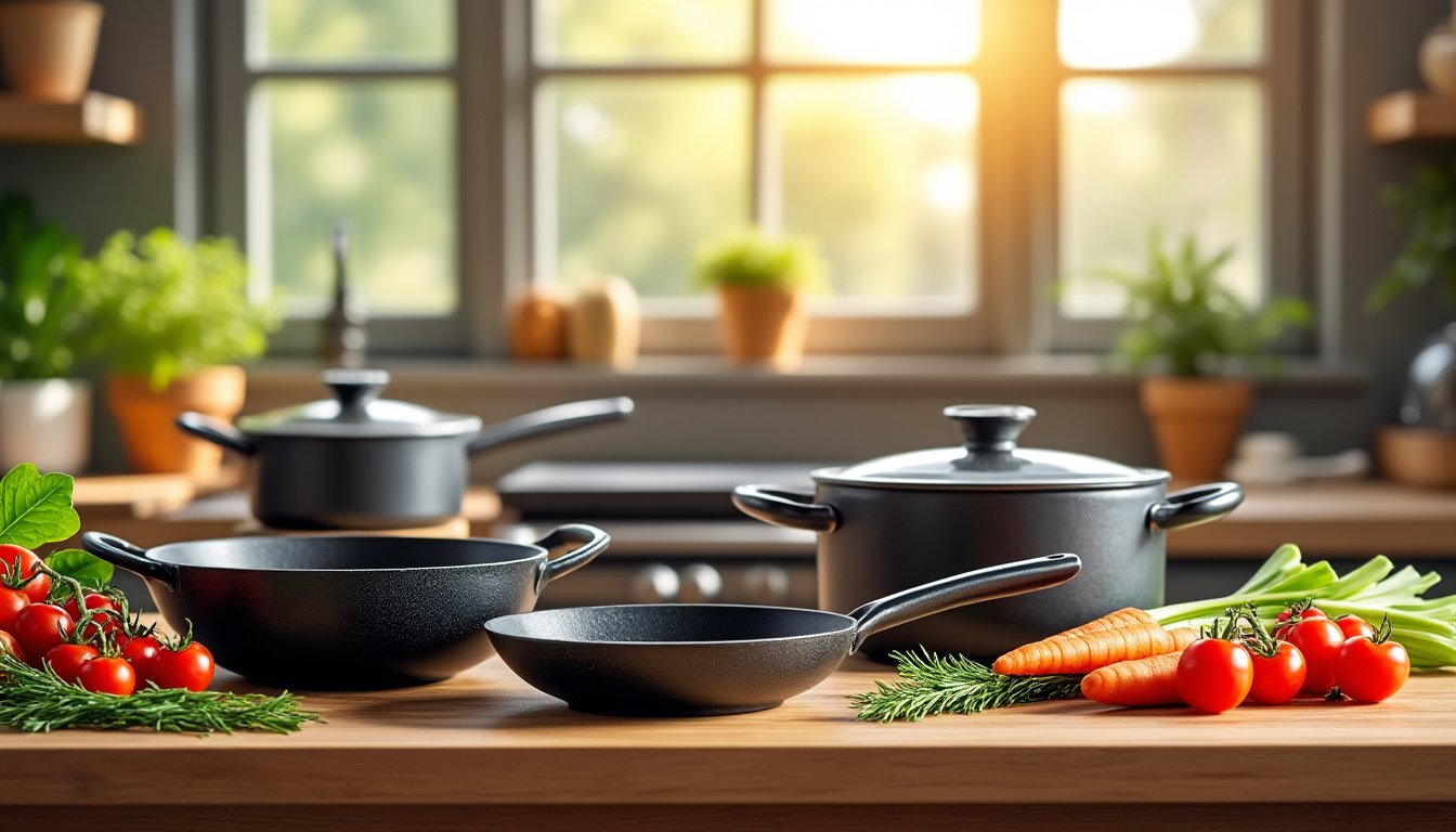 découvrez la gamme de poêles et casseroles misono, où l'alliance parfaite de la fonte et de l'antiadhésif durable vous garantit une expérience culinaire exceptionnelle. alliez performance et élégance pour des plats savoureux au quotidien.