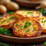 Galettes de pommes de terre aux herbes