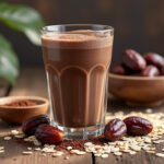 Lait d’avoine au cacao et dattes : une boisson nutritive à découvrir